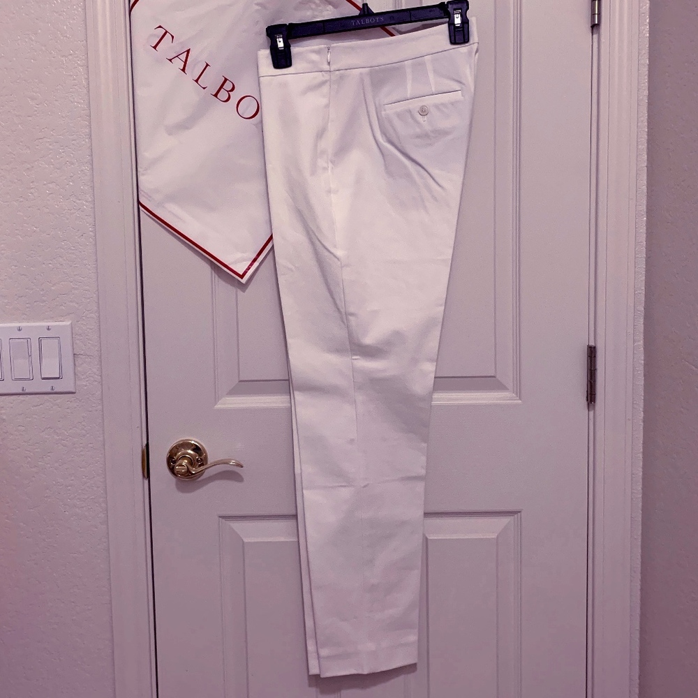 NEW! Talbots White Pants